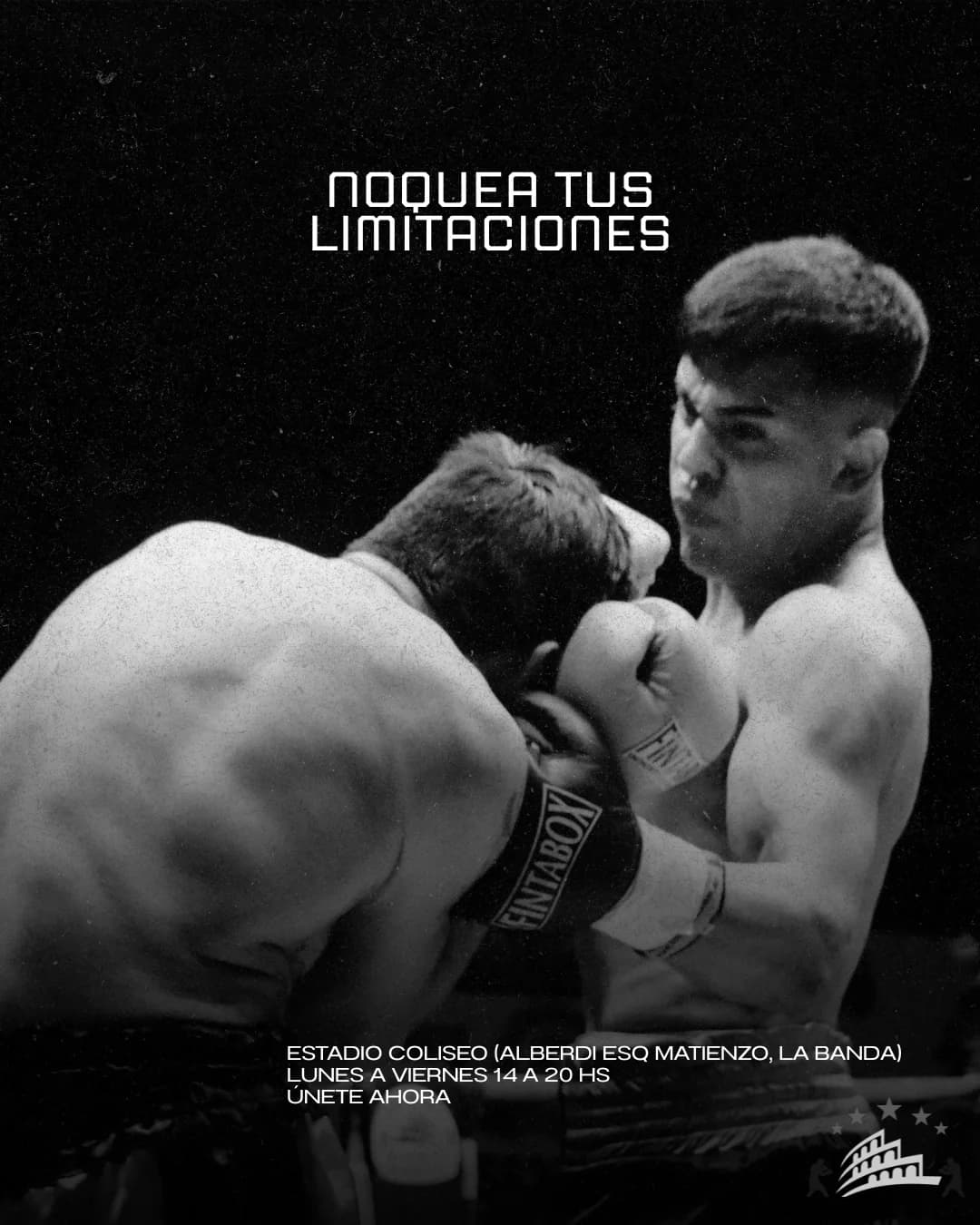 Pieza de branding del Coliseo sobre esfuerzo y entrenamiento